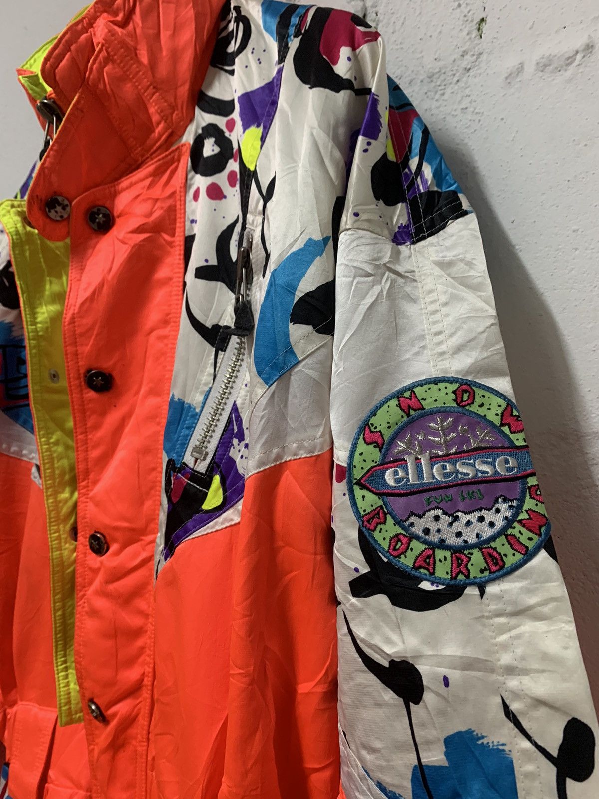 Ellesse Vintage Ellesse Full Ski Suit Size 36R - 7 Thumbnail