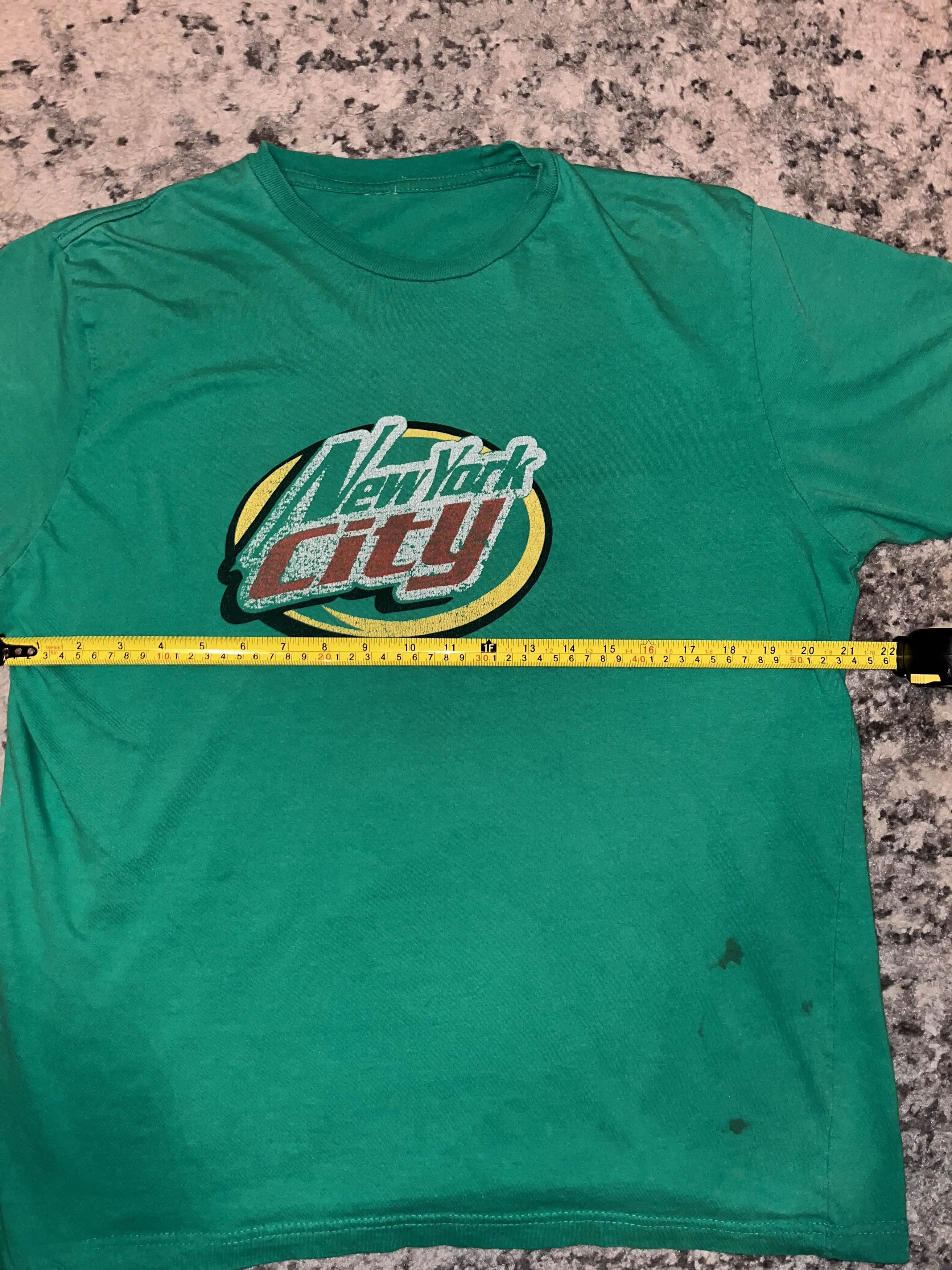 Vintage Y2K New York City Mtn Dew Parody Shirt Size US L / EU 52-54 / 3 - 5 Thumbnail