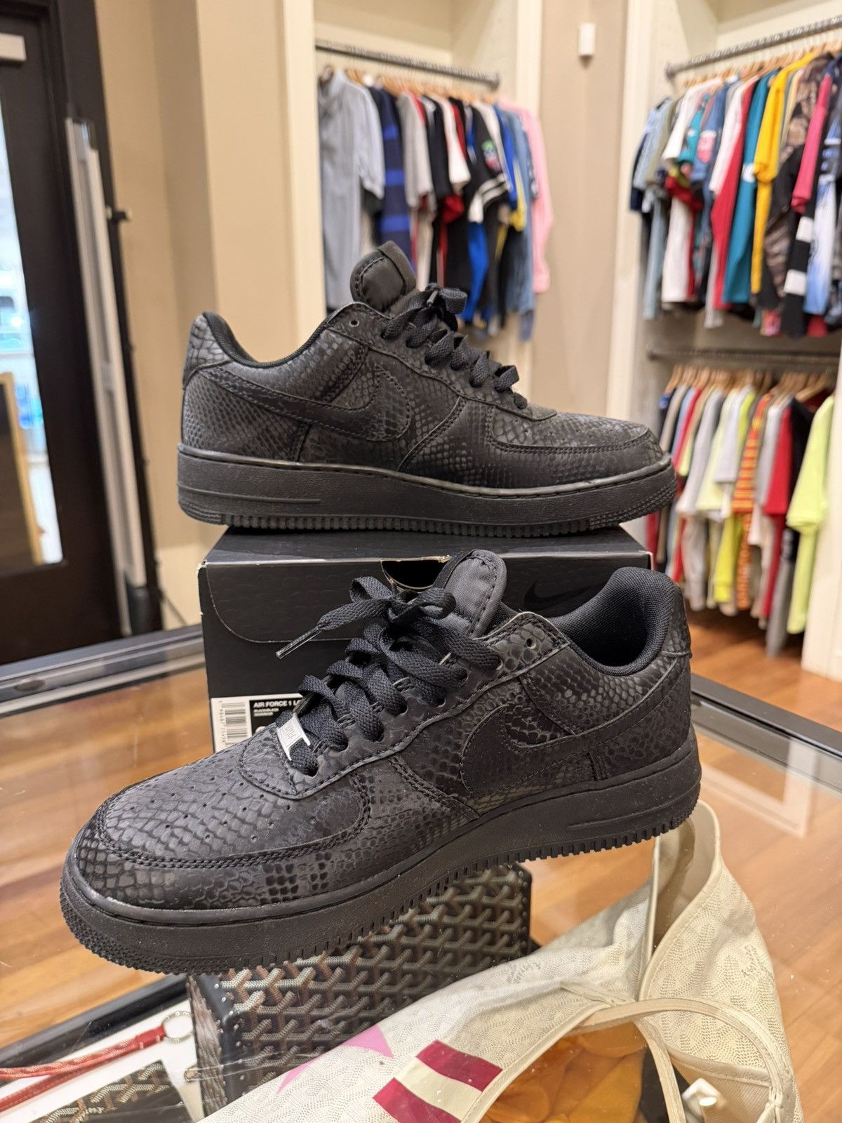 Nike Nike Air Force 1 low ‘Kobe Bryant Forever Black’ Size US 9.5 / EU 42-43 - 2 Thumbnail