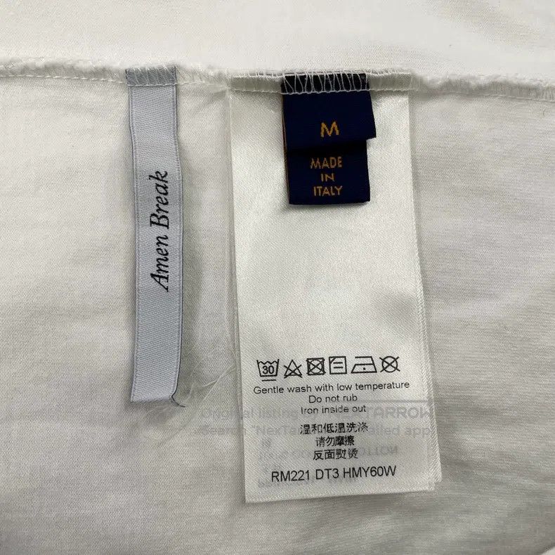 Louis Vuitton Louis Vuitton Logo graffiti white short sleeve T-shirt Size US M / EU 48-50 / 2 - 6 Thumbnail