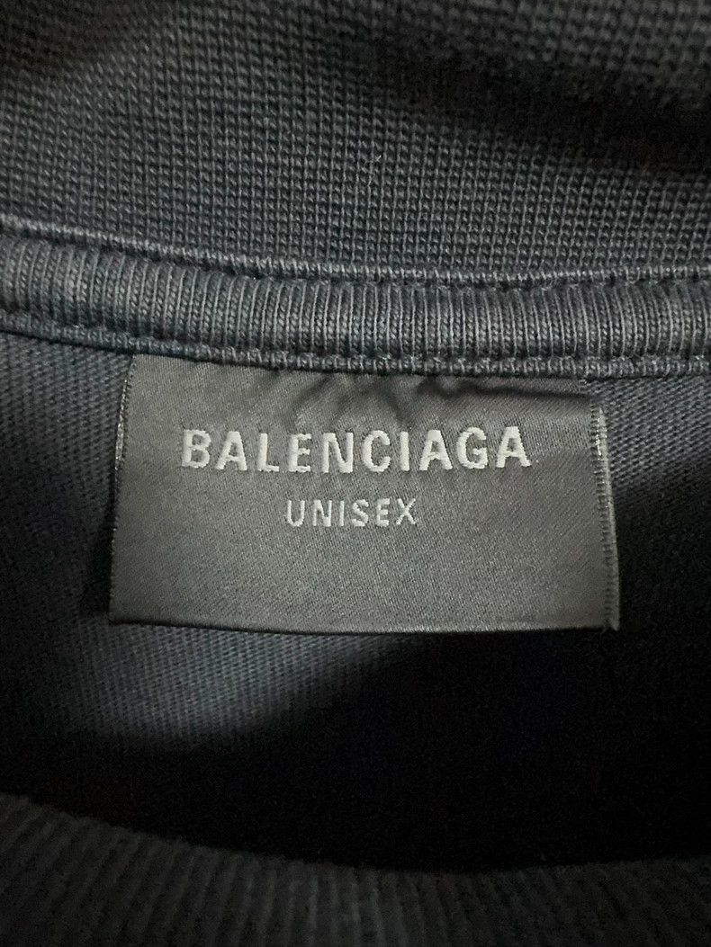 Balenciaga Balenciaga size 2 Flame Disaster Black Short Sleeve Size US S / EU 44-46 / 1 - 3 Thumbnail