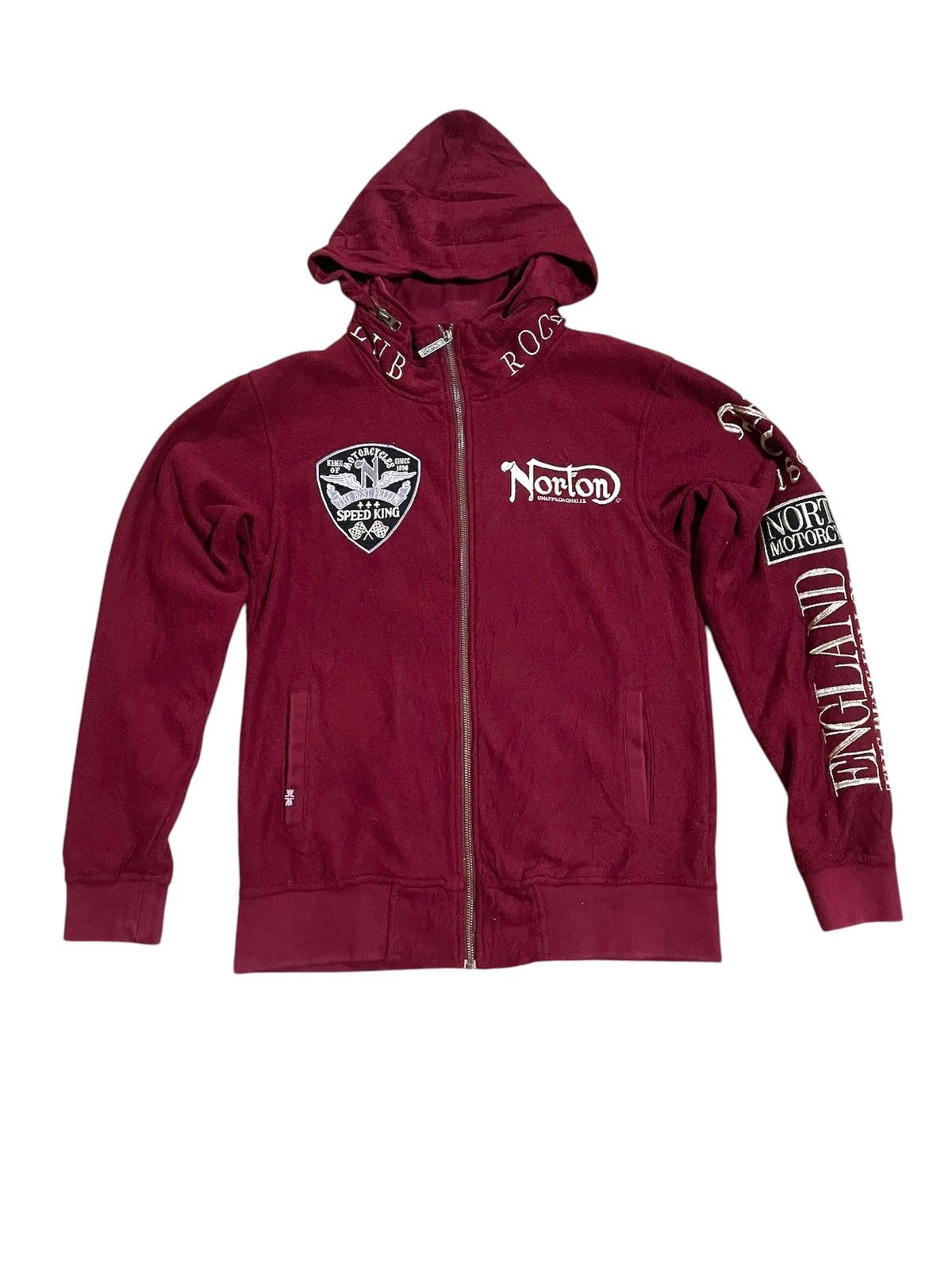 Indian Motorcycle × Norton Norton Motorcycles x Hoodie Embroidery Jacket Size US L / EU 52-54 / 3 - 3 Thumbnail