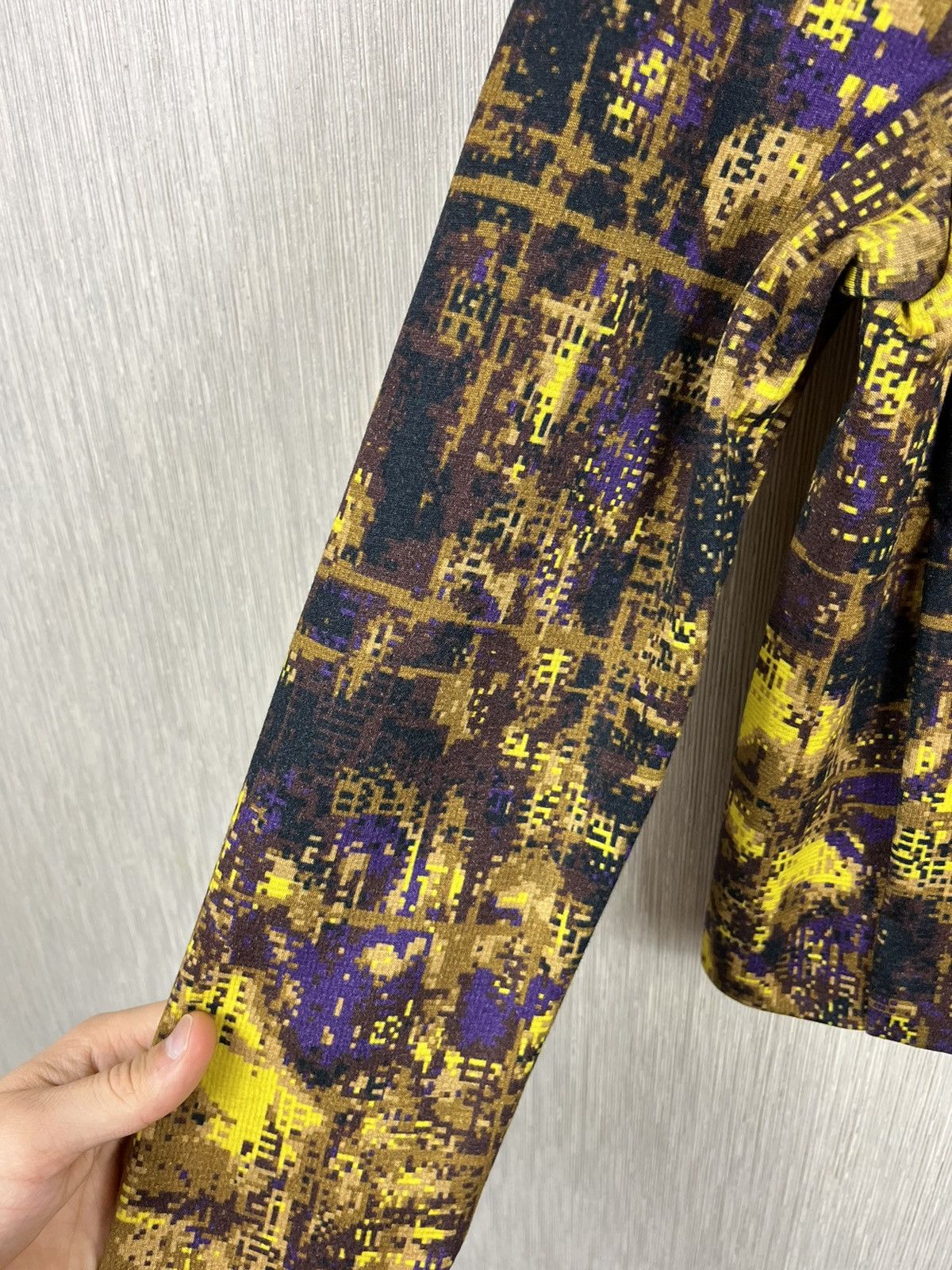 Cos × Designer COS abstract full print pixel light viscose jacket Size XS / US 0-2 / IT 36-38 - 11 Thumbnail