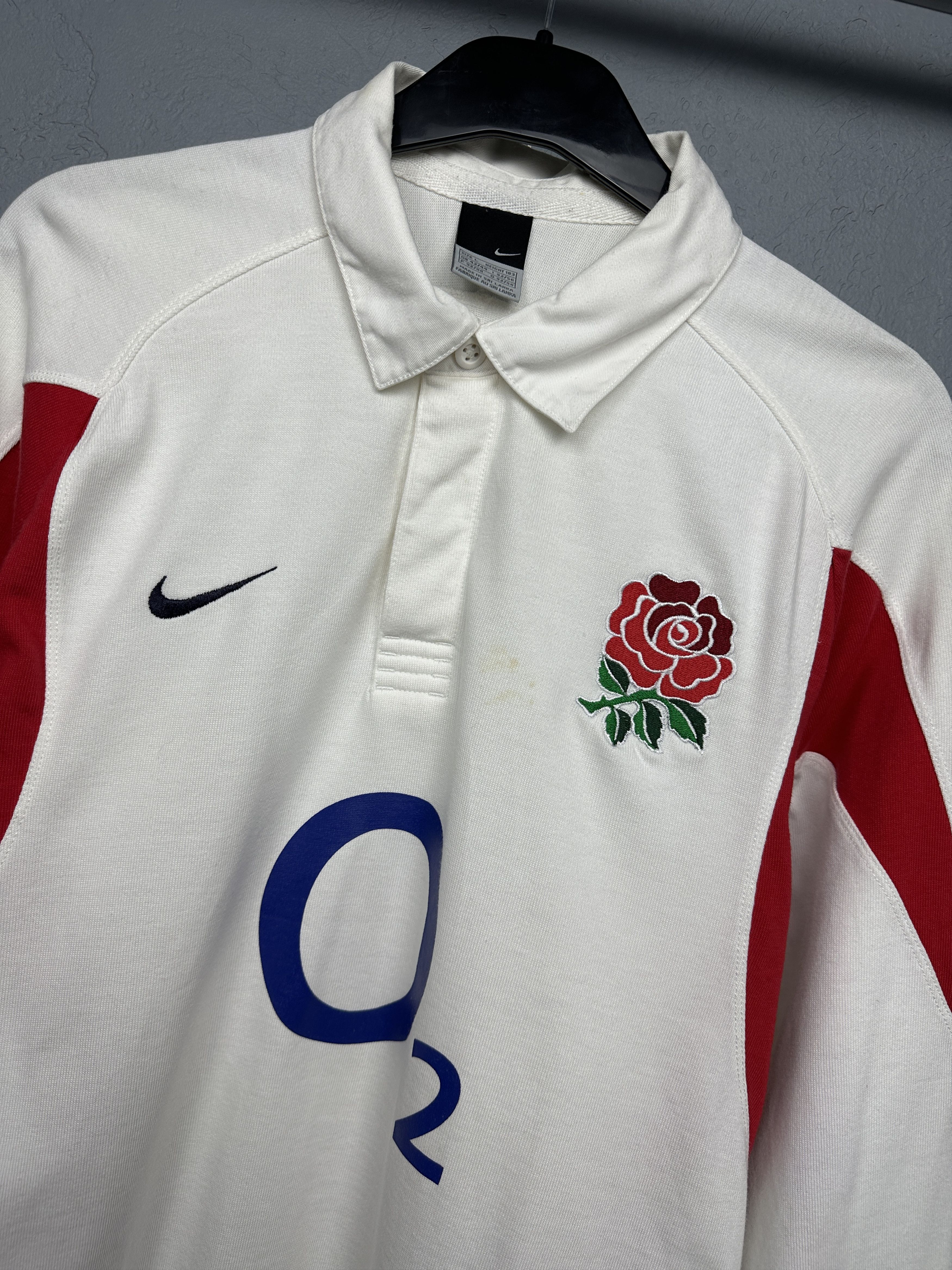 Nike Nike O2 Vintage Rugby Long Sleeve Polo Shirt Y2K Swoosh Size US L / EU 52-54 / 3 - 2 Thumbnail