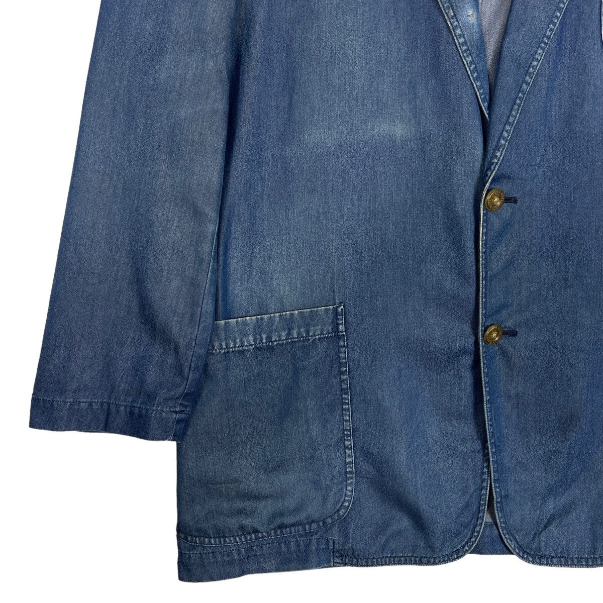 Burberry 🔥 BURBERRY DENIM BLAZER JACKET Size US M / EU 48-50 / 2 - 4 Thumbnail