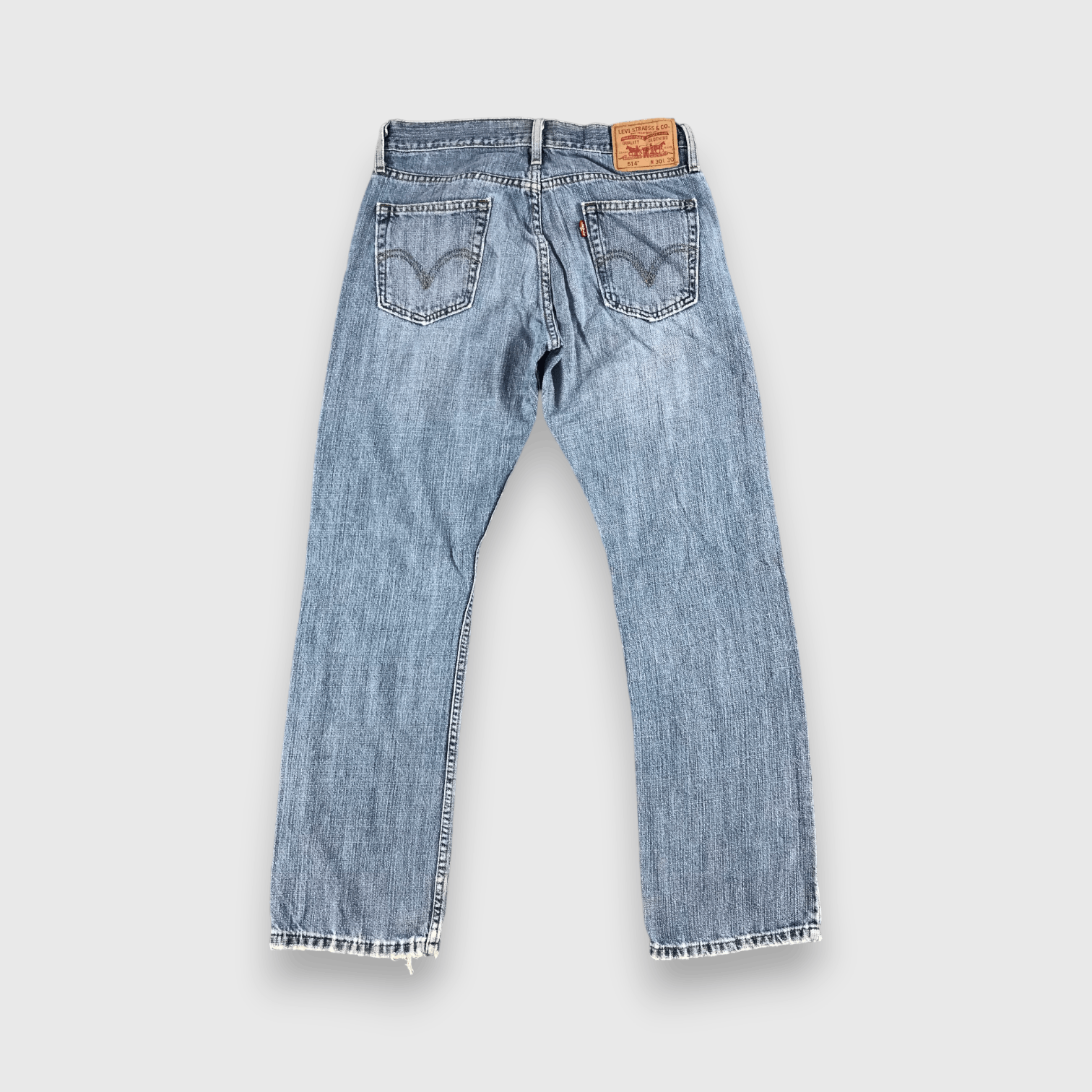 Levi's Vintage Mid Blue Levis 514 Jeans-J1277 Size US 30 / EU 46 - 2 Thumbnail