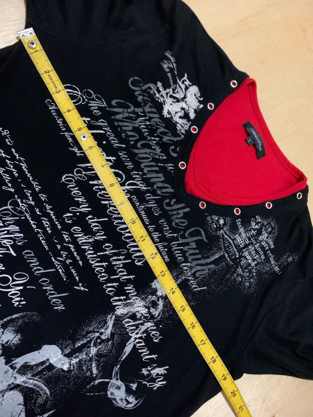 If Six Was Nine × Japanese Brand × Le Grande Bleu (L.G.B.) Y2k Gime step Poem Ifsixwasnine Punk Style Longslevee Size US L / EU 52-54 / 3 - 7 Thumbnail