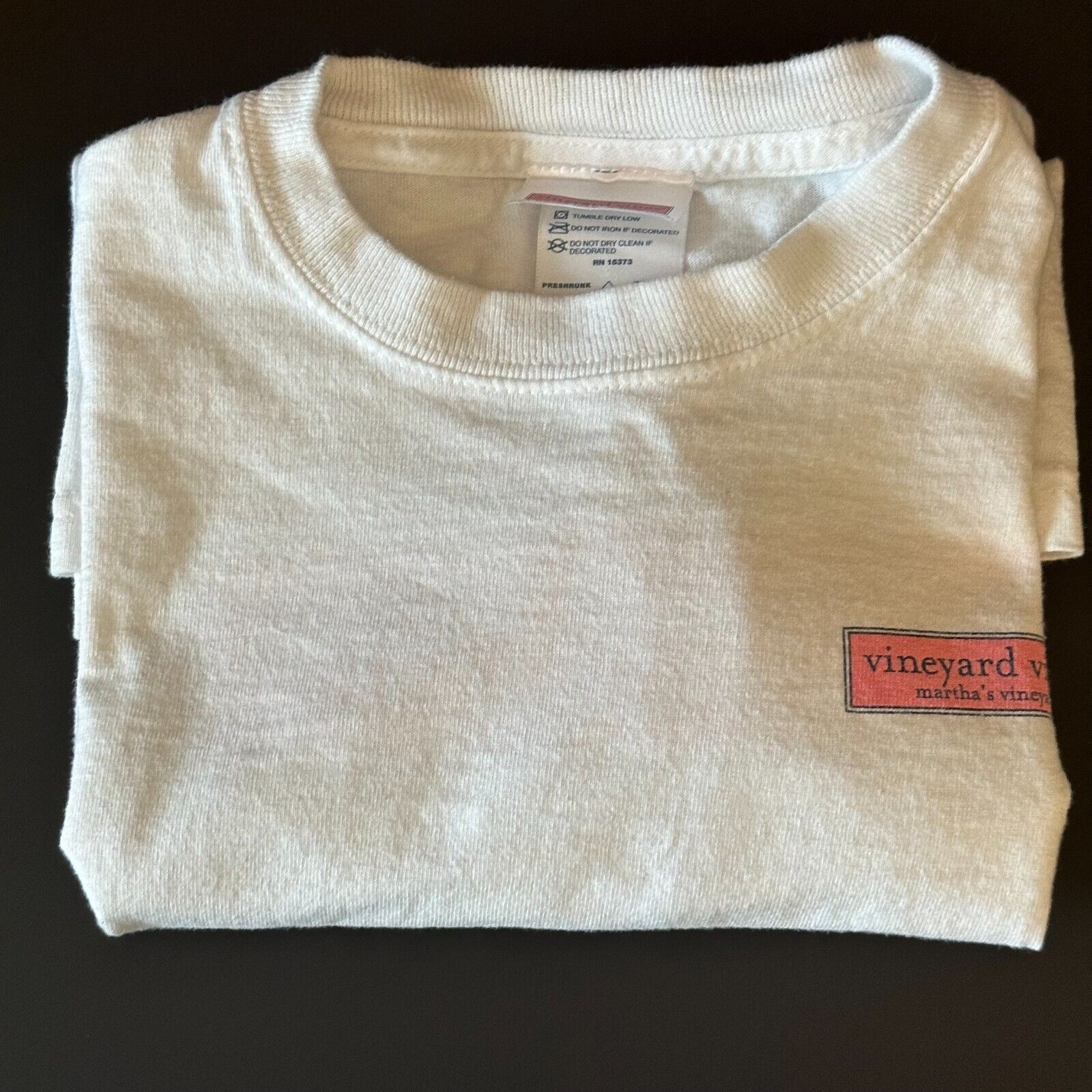 Vineyard Vines Vineyard Vines-"Tie One On" Long Sleeve White T-Shirt YTH M Size US S / EU 44-46 / 1 - 8 Thumbnail