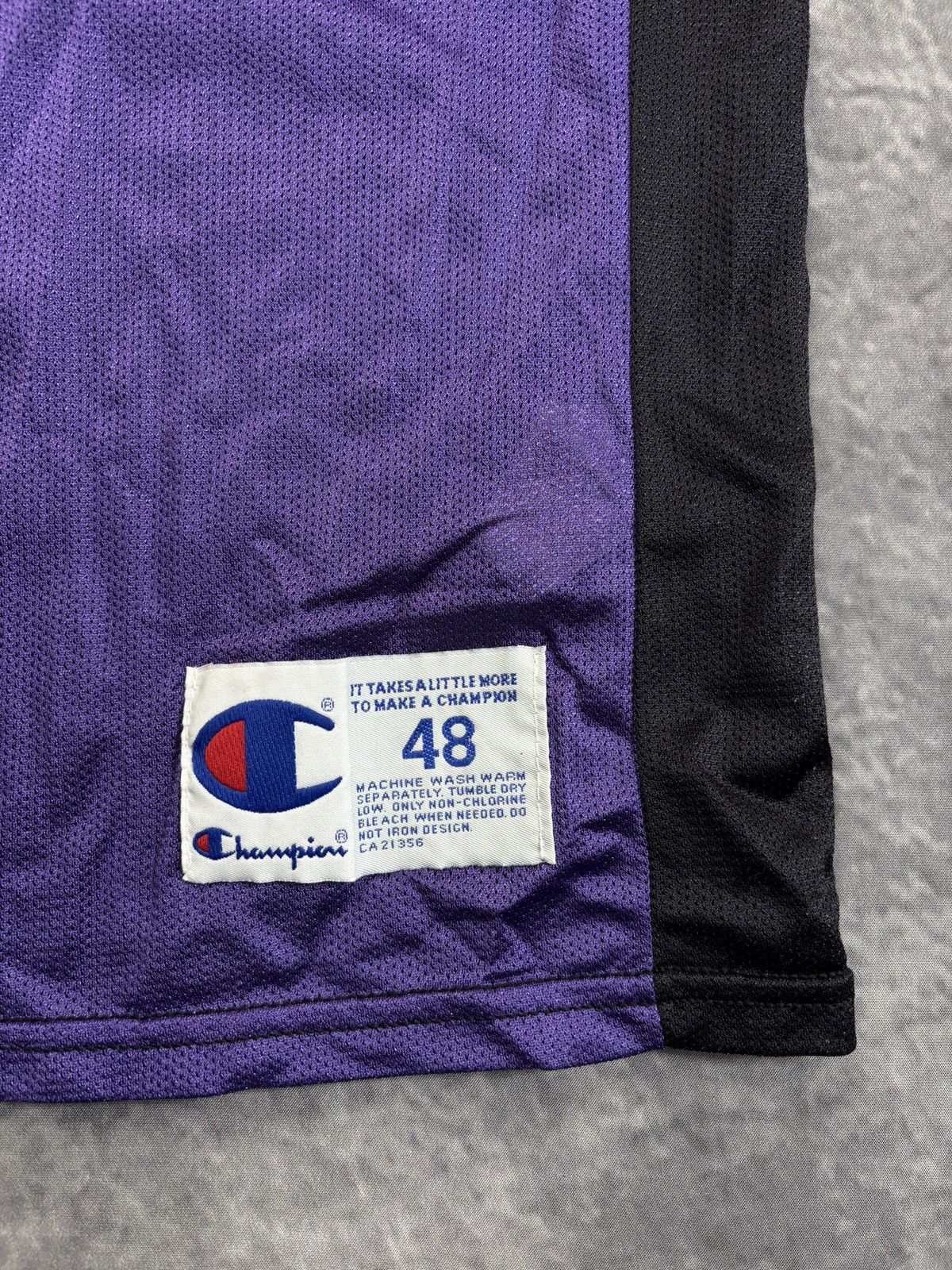 Champion Vintage Toronto Raptors Jersey Vince Carter Purple 1990s NBA Size US XL / EU 56 / 4 - 9 Thumbnail