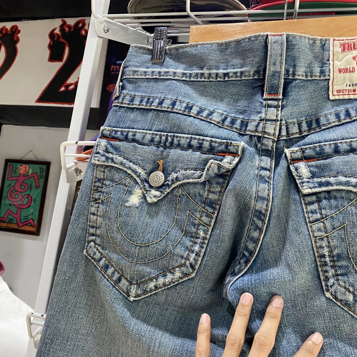 True Religion 2000s True Religion Joey Super Flared Jeans Size US 28 / EU 44 - 8 Thumbnail