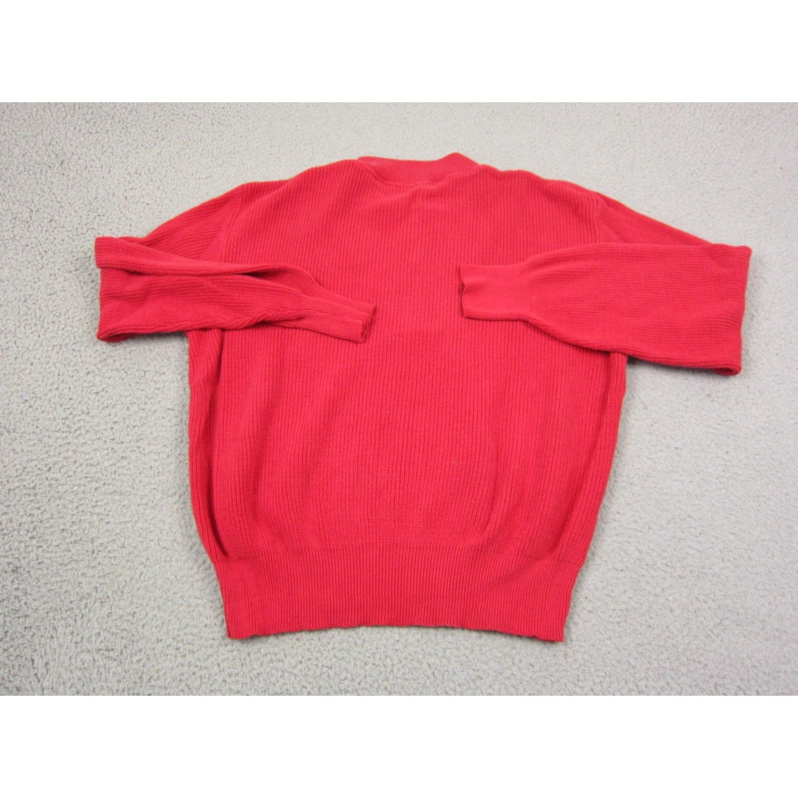 Vintage VINTAGE Kent Sweater Mens XL Red Knit Henley 80s 90s Retro Classic Pullover Knit Wool Free-form? Size US XL / EU 56 / 4 - 7 Thumbnail