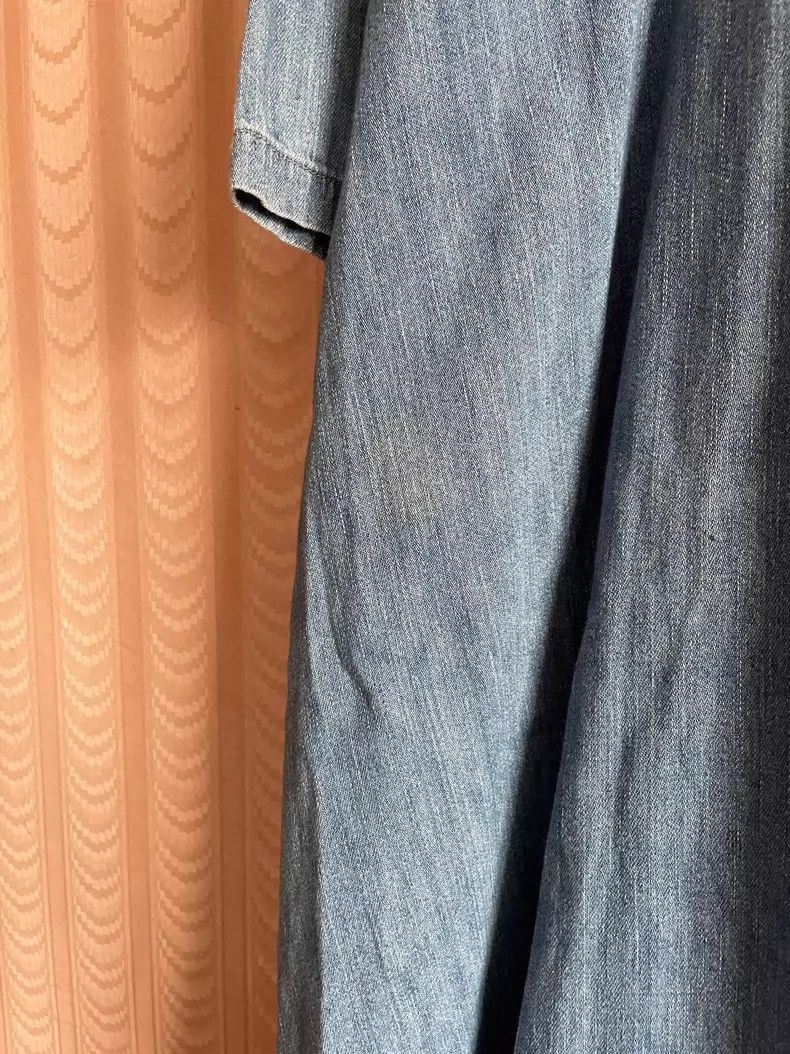 Kapital Vintage Kapital Denim Dress in Blue-2506 Size 22" - 6 Thumbnail