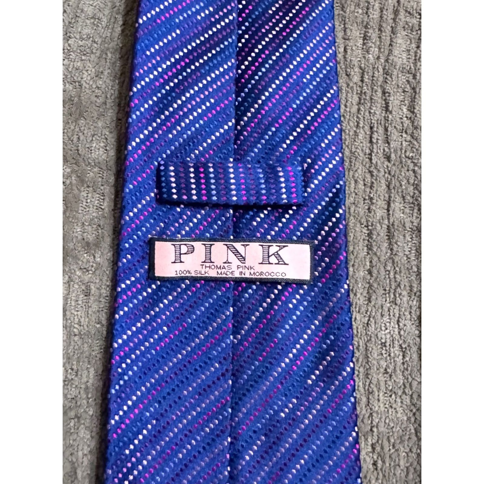 Pinko MINT Thomas Pink Colorful Mens Silk Necktie Tie Size ONE SIZE - 5 Thumbnail