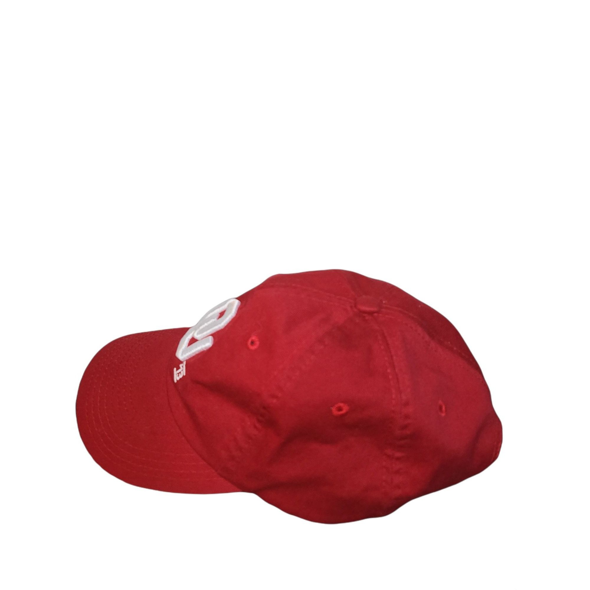NCAA Oklahoma Sooners Adjustable Strap Hat OS Maroon Bizcaps NCAA Size ONE SIZE - 4 Thumbnail