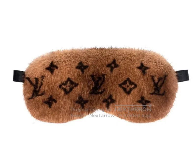 Louis Vuitton LV Fur Eye Mask Gift Item. Size ONE SIZE - 4 Thumbnail