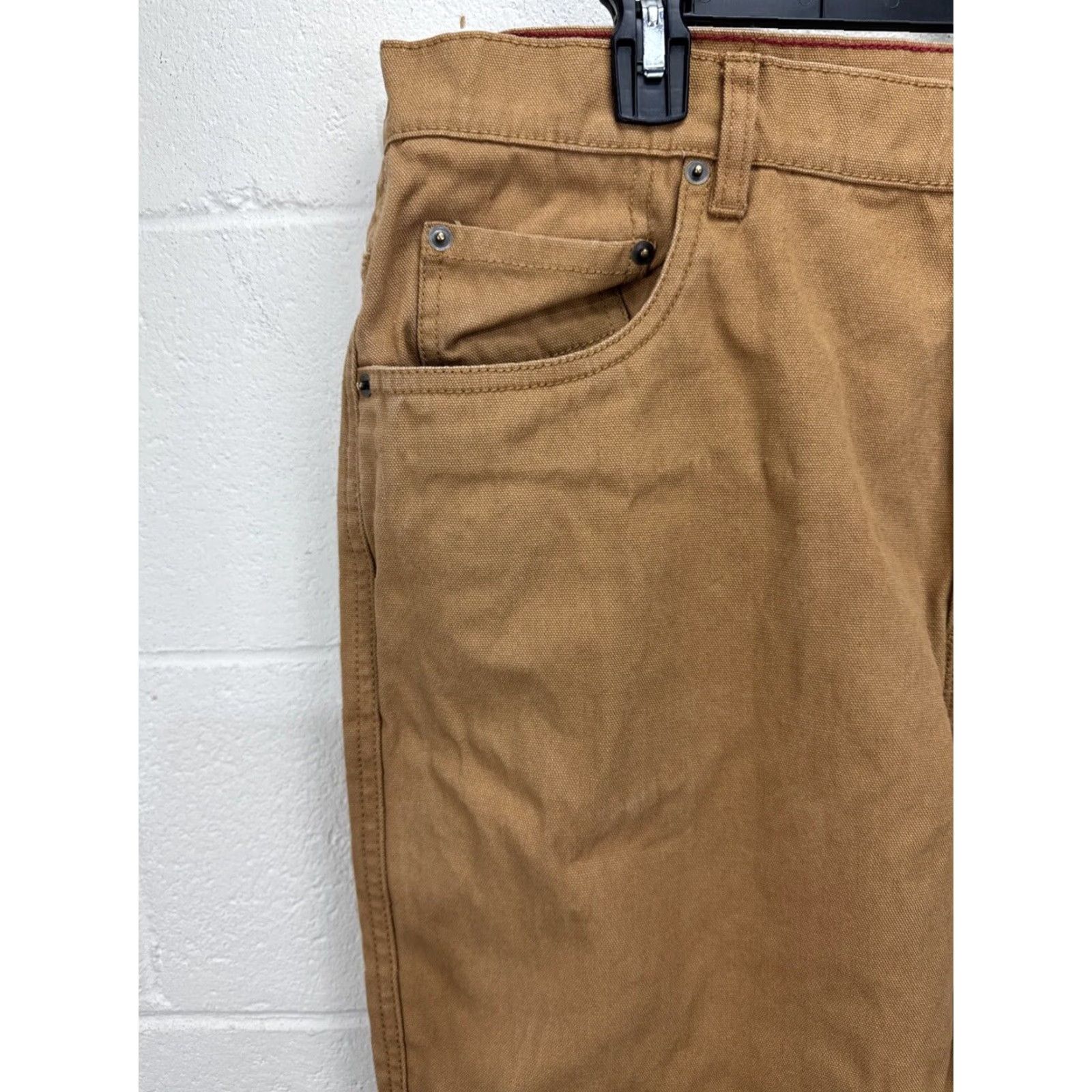 Eddie Bauer Eddie Bauer Workwear Brown Canvas Pants Relaxed Fit 38x32 Utility Men’s Size US 38 / EU 54 - 3 Thumbnail