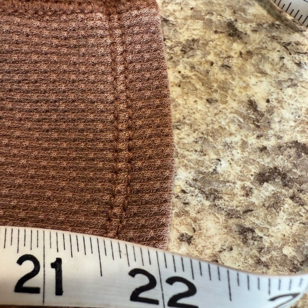 Free People We The Free Brown Fitted Ruffled Blouse Size XS / US 0-2 / IT 36-38 - 3 Thumbnail