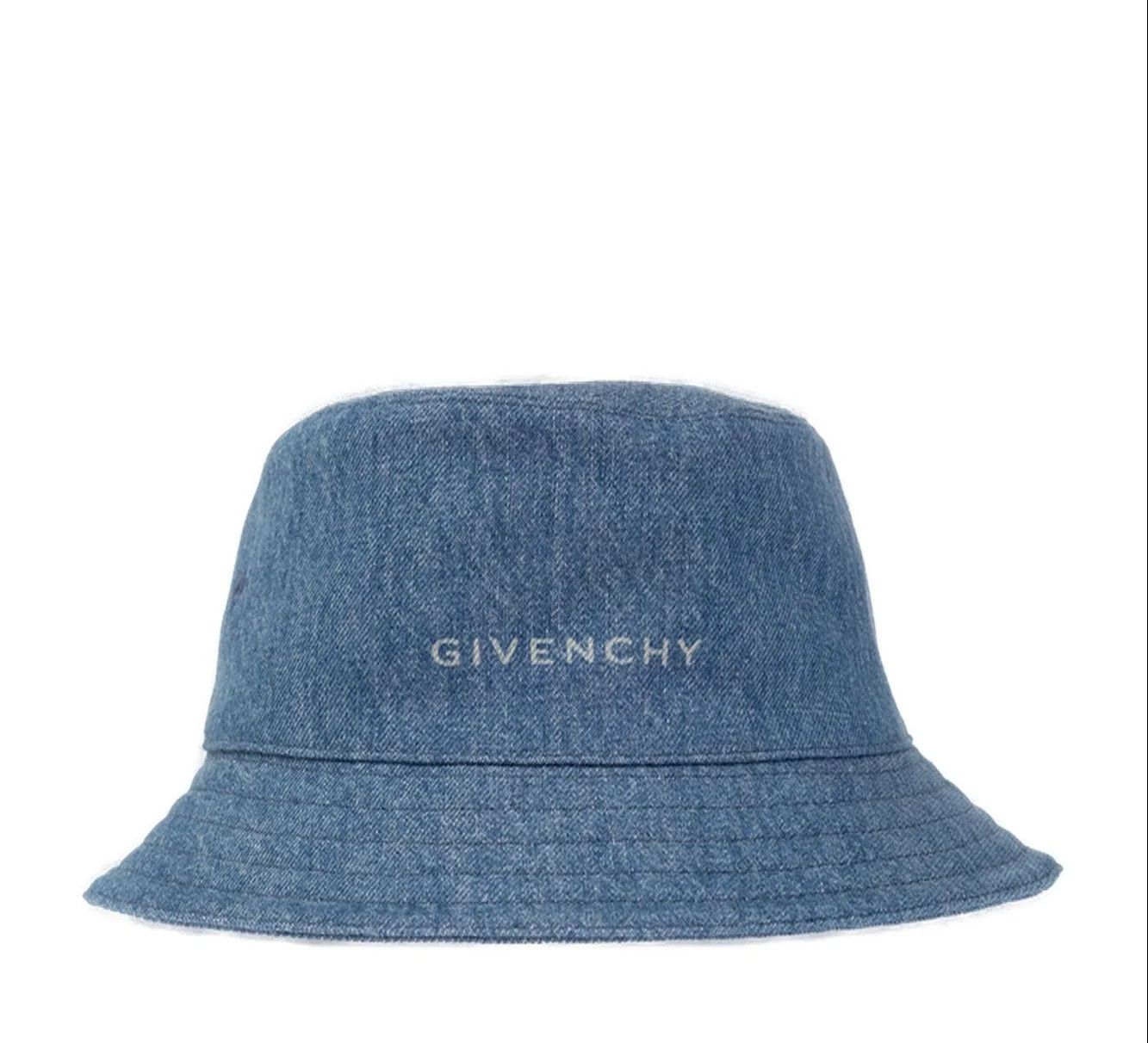 Givenchy o1srvl11e1124 Size:57 / Non Rev Bucket Hat in Medium Blue Size ONE SIZE - 1 Thumbnail