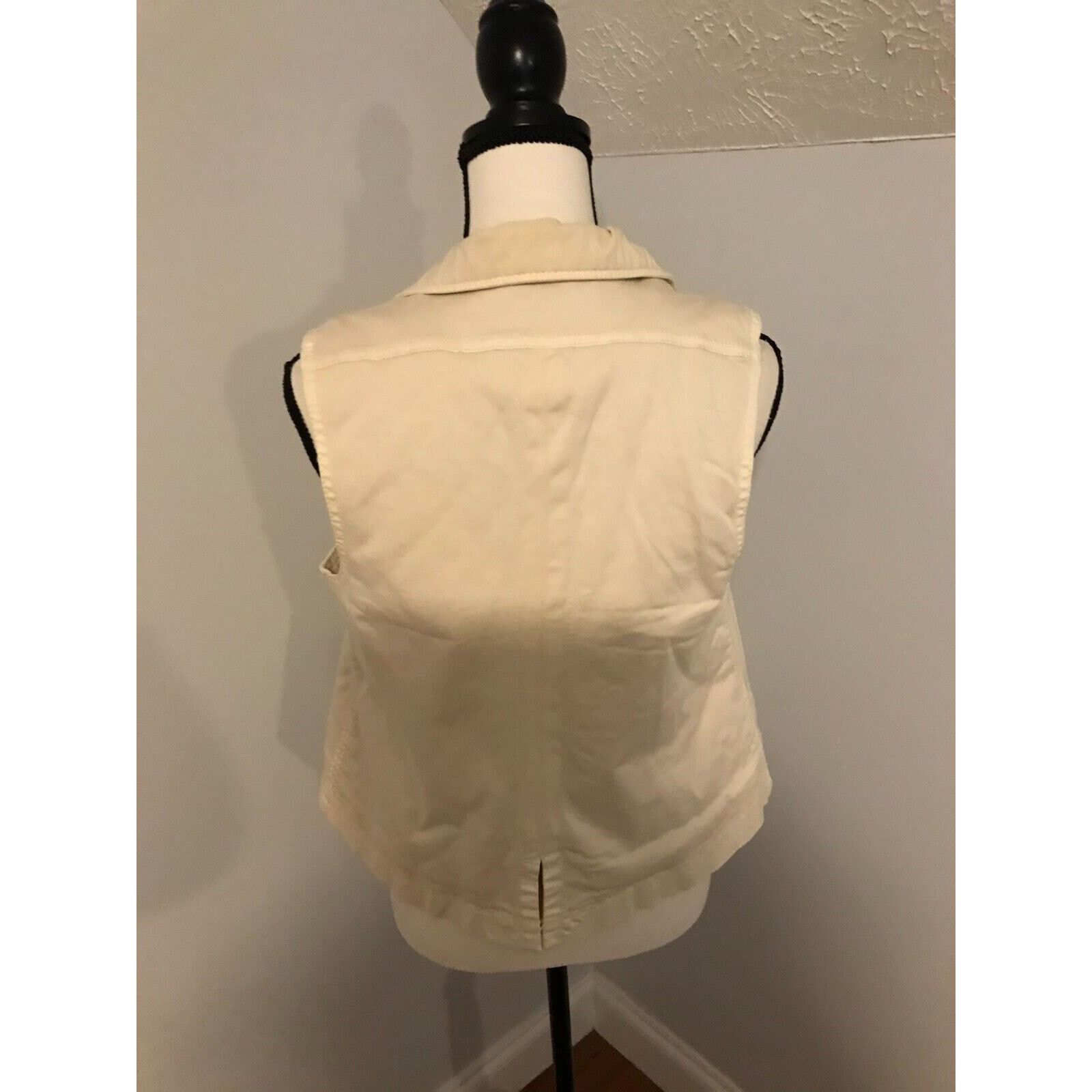 Anthropologie Anthropologie Marrakech Cream/Ivory Fleece Lined Vest Size M / US 6-8 / IT 42-44 - 4 Thumbnail