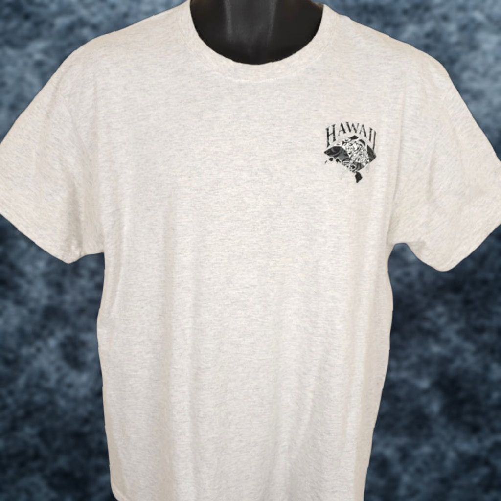 Hanes Hanes Hawaii Stingray T Shirt Mens L Gray Hawaiian Surfer Destination Shirt Mens Size US L / EU 52-54 / 3 - 1 Thumbnail