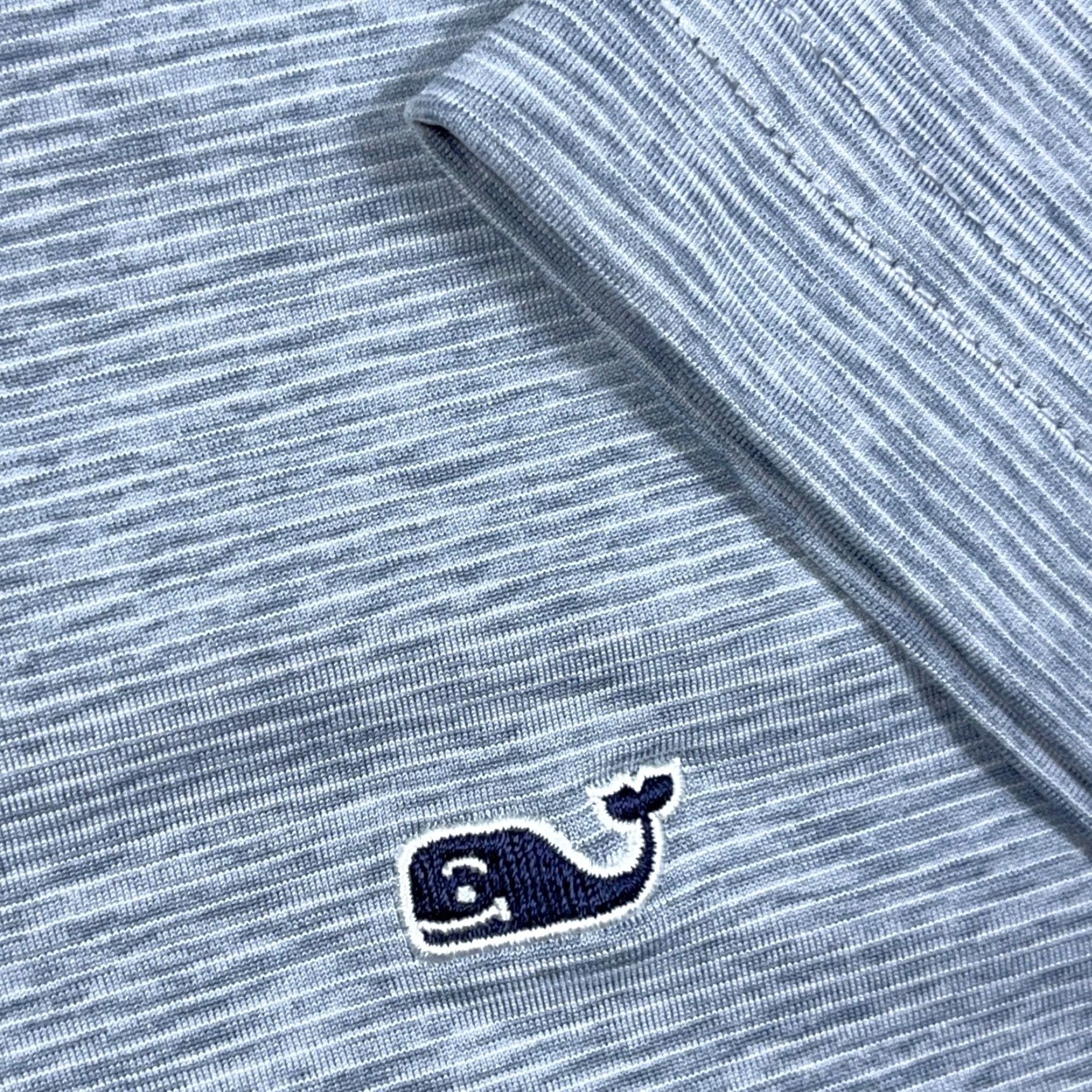 Vineyard Vines Vineyard Vines Polo Shirt Men XL Gray Performance Wicking Golf Whale STAIN Size US XL / EU 56 / 4 - 7 Thumbnail