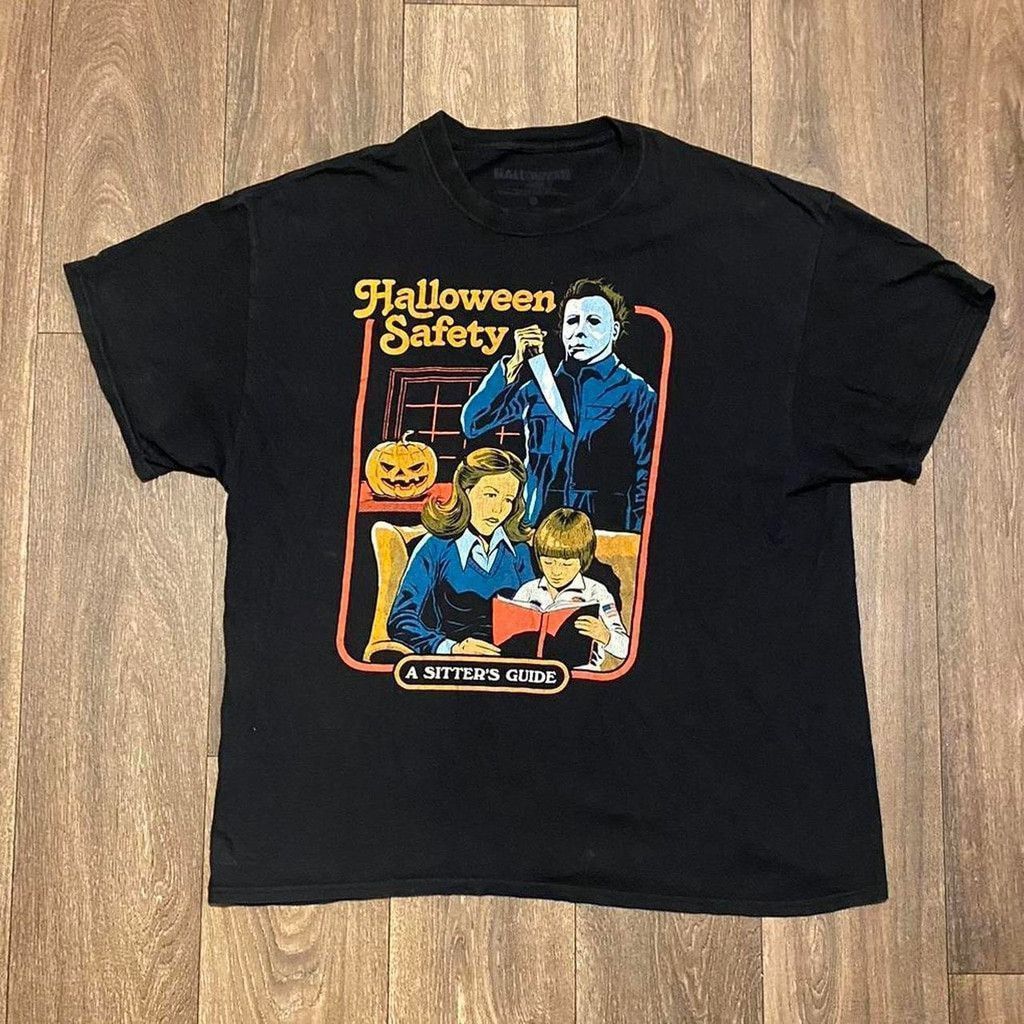 Other Halloween Safety A sitter’s Guide tee size XL Size US L / EU 52-54 / 3 - 1 Thumbnail