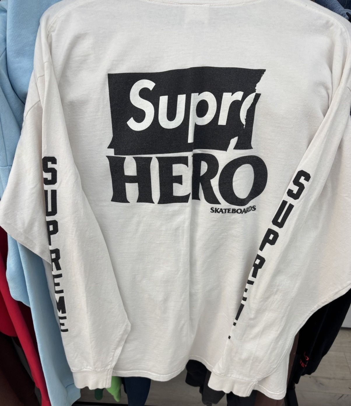Antihero × Supreme SUPREME X ANTIHERO LONG SLEEVE TEE Size US XL / EU 56 / 4 - 3 Thumbnail