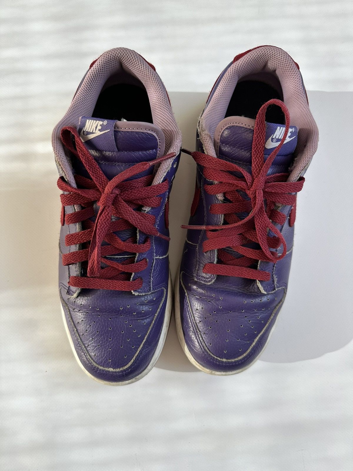 Nike Nike Dunk Low ID 2023 - Purple/Burgundy Size US 9 / EU 42 - 4 Thumbnail