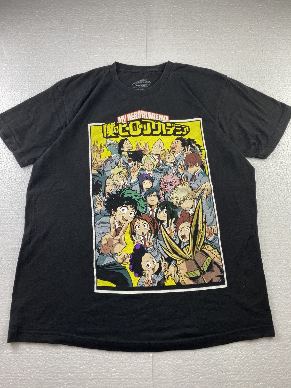 Vintage MY HERO ACADEMIA Tshirt (B2) Size US L / EU 52-54 / 3 - 1 Thumbnail