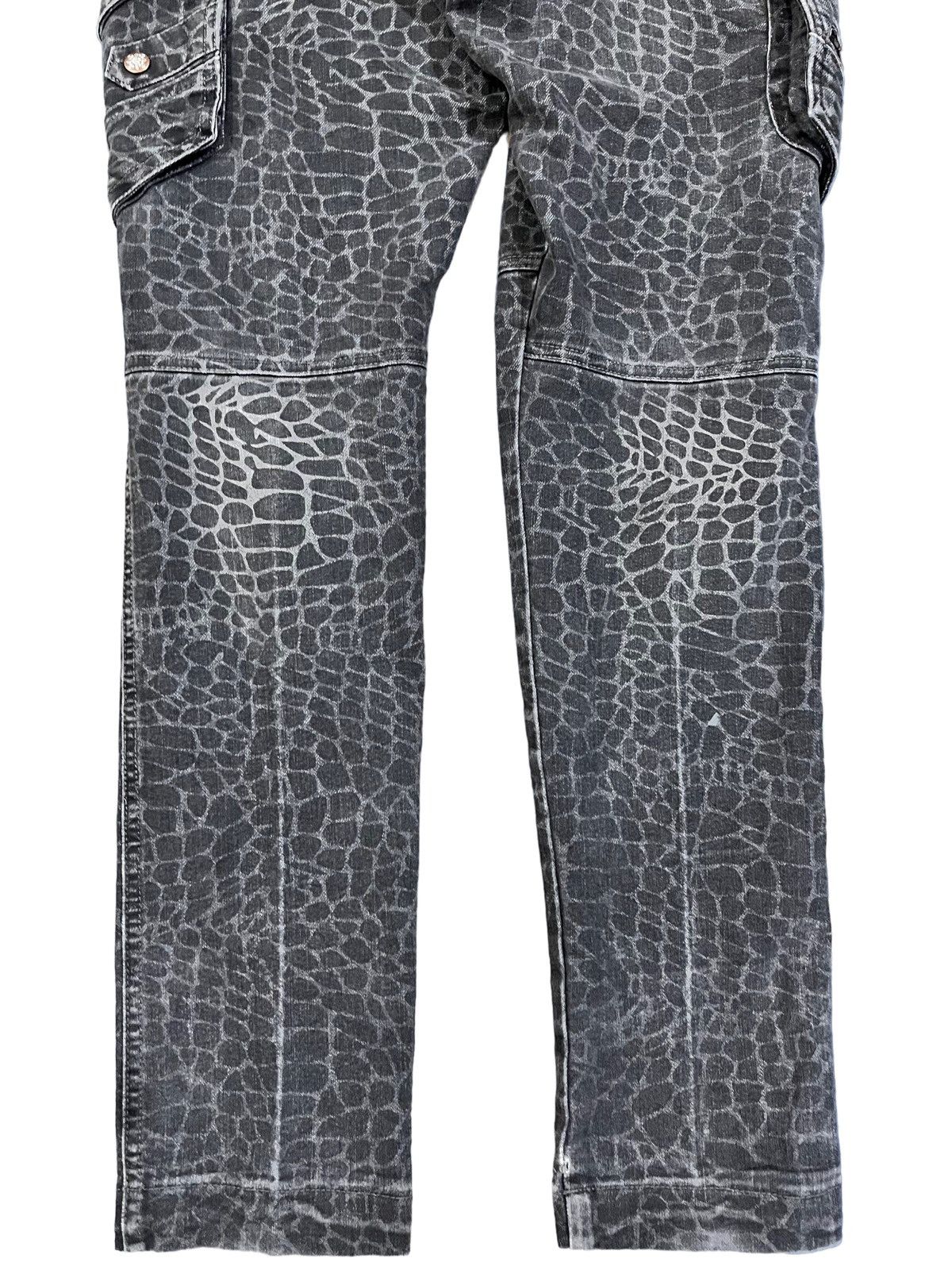 Japanese Brand × Temple Of Jawnz Vintage Jawin SnakeSkin Cargo Denim Size US 32 / EU 48 - 8 Thumbnail