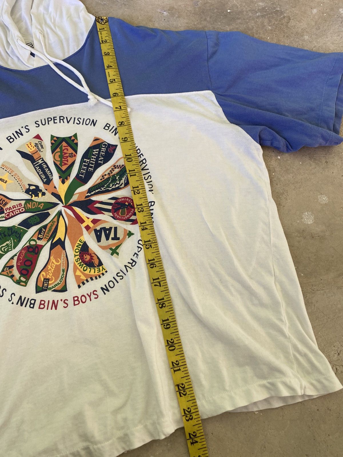 Japanese Brand BIN’S Supervision Japan Hoodie Tee Spellout Archive Size US L / EU 52-54 / 3 - 11 Thumbnail