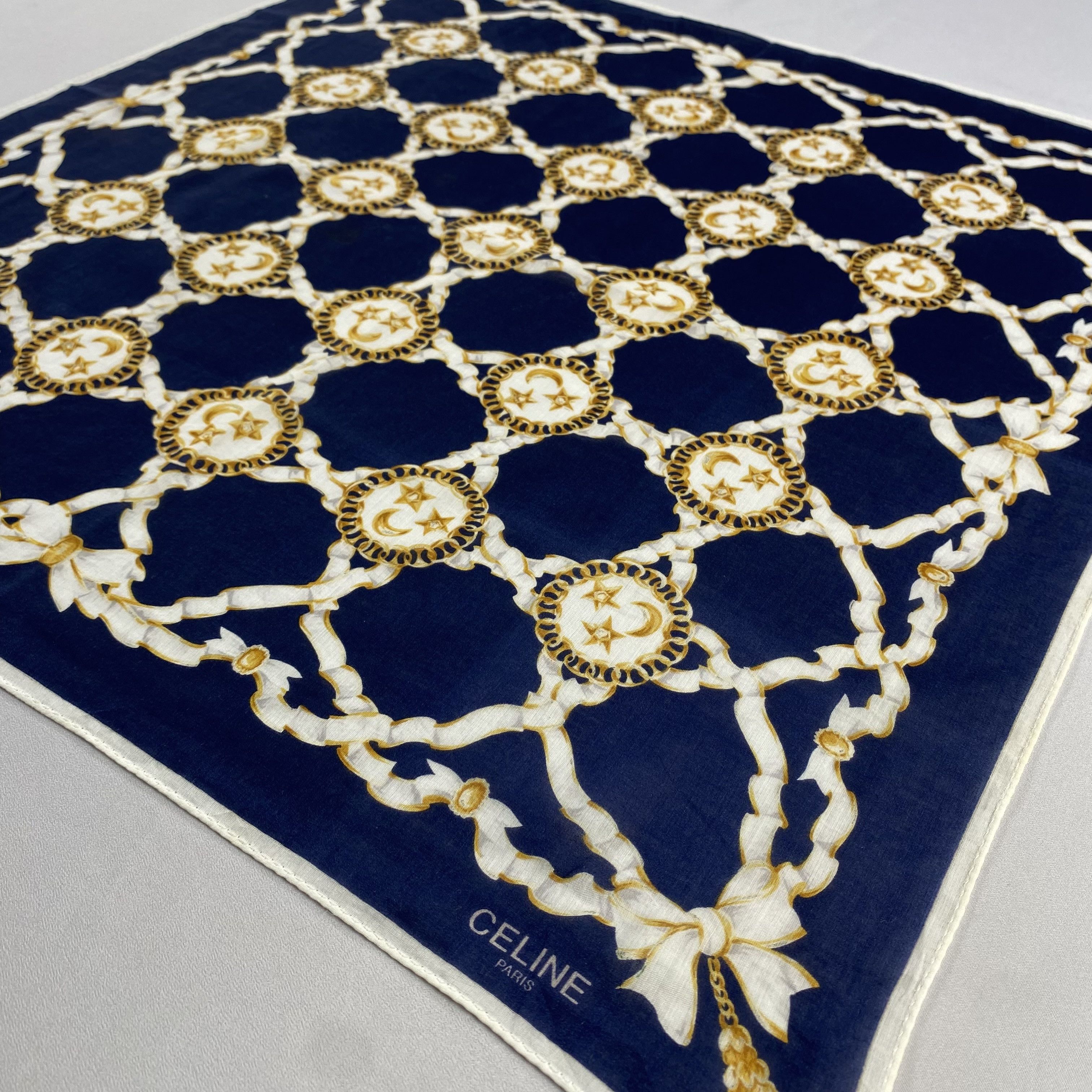 Celine × Vintage Celine Neckerchief / Bandana / Handkerchief-P620 Size ONE SIZE - 2 Thumbnail