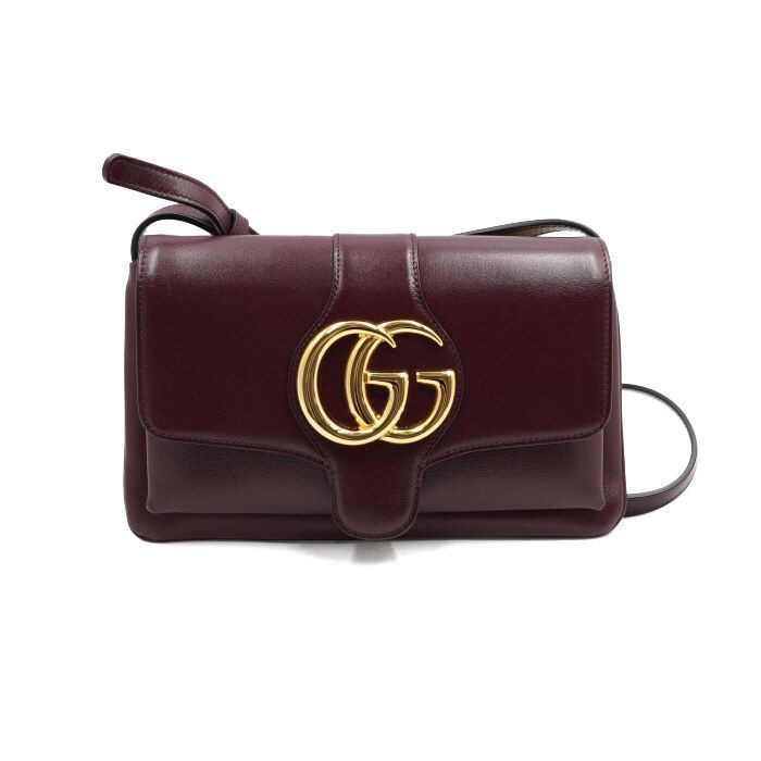 Burgundy Small Shoulder Bag And Crossbody Bag in Red, Women's