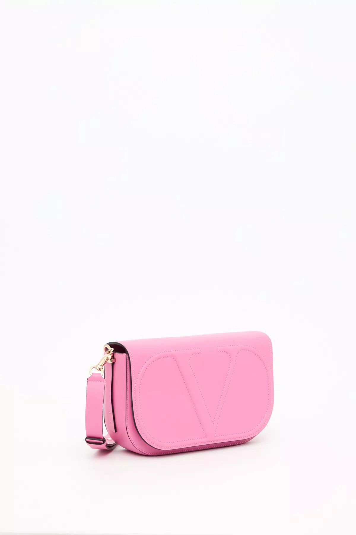 Valentino o1s1wg111125 Size: OS / Vlogo Calfskin Shoulder Bag in Pink Size ONE SIZE - 2 Thumbnail