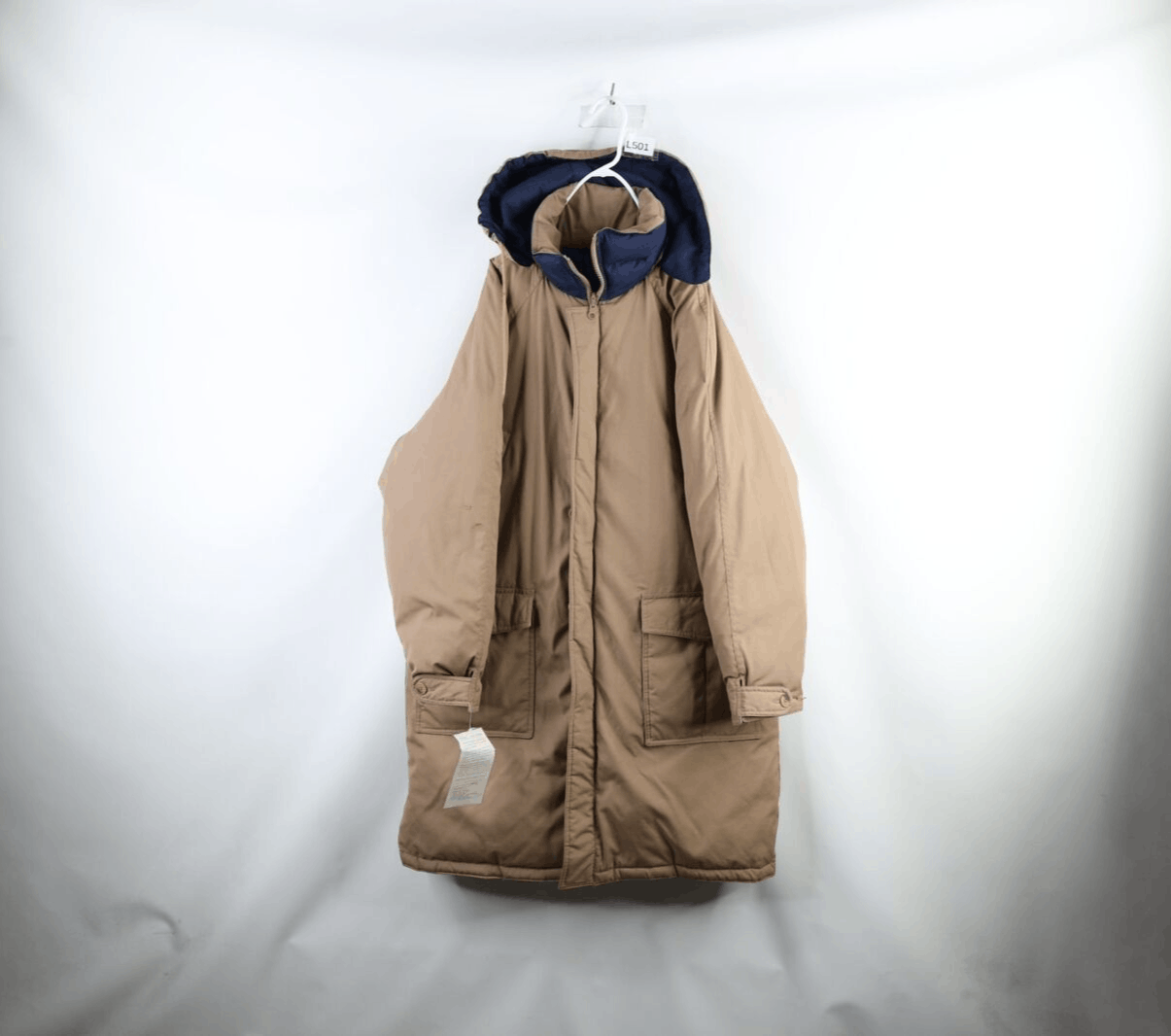 image of Nos Vintage 90's Streetwear Duck Down Hooded Puffer Jacket, Men's (Size Large)