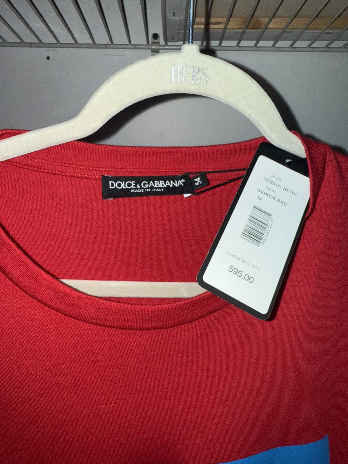 Dolce & Gabbana Dolce & Gabbana Color-Blocked Logo Crewneck T-Shirt Size US L / EU 52-54 / 3 - 3 Thumbnail