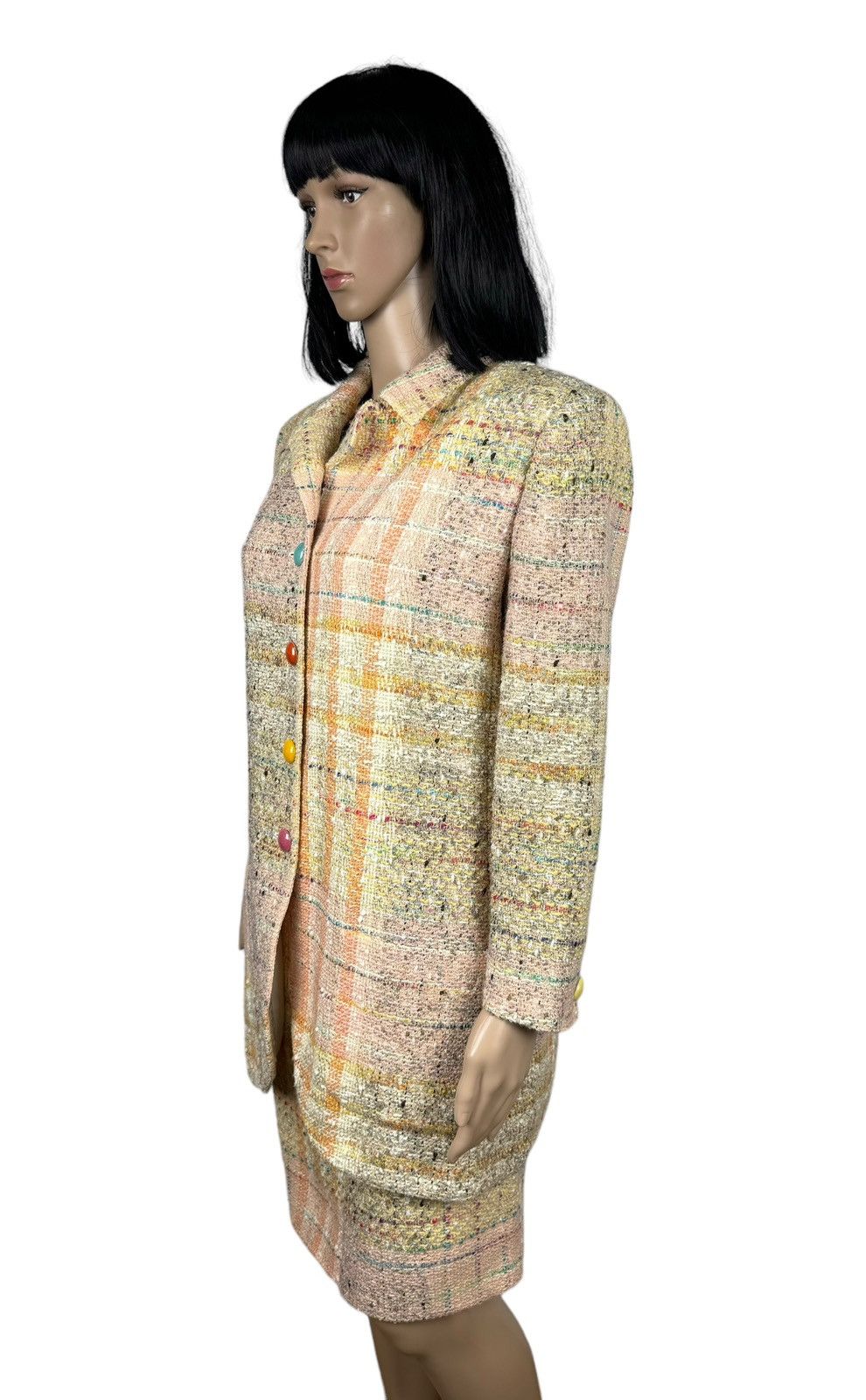 Emanuel Ungaro × Vintage Emanuel Ungaro Parallele Vintage Skirt Suit Tweed size 14 Size 32" / US 10 / IT 46 - 5 Thumbnail