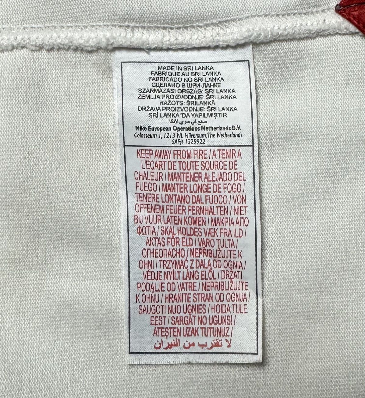 Nike England 2007 Home Rugby Shirt Jersey Long Sleeve Nike Size US M / EU 48-50 / 2 - 13 Thumbnail