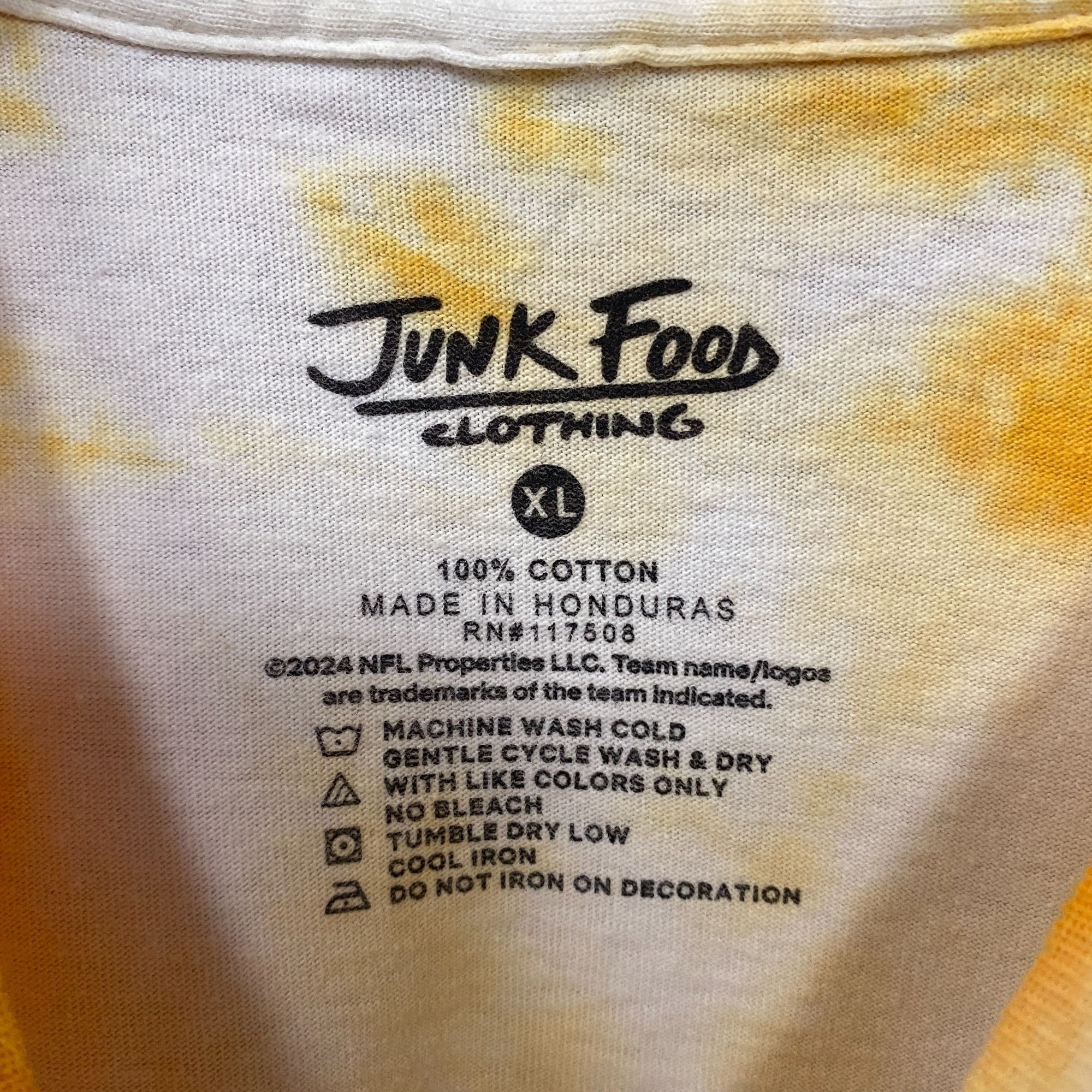 Junk Food Junk Food Pittsburgh Steelers Football Tie Dye T-Shirt XL Size US XL / EU 56 / 4 - 4 Thumbnail