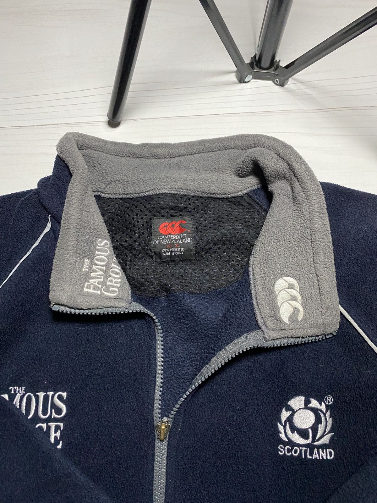 Canterbury of New Zealand × Vintage Canterbury Scotland Vintage Fleece Jacket THE FAMOUS GROUSE Size US XL / EU 56 / 4 - 3 Thumbnail
