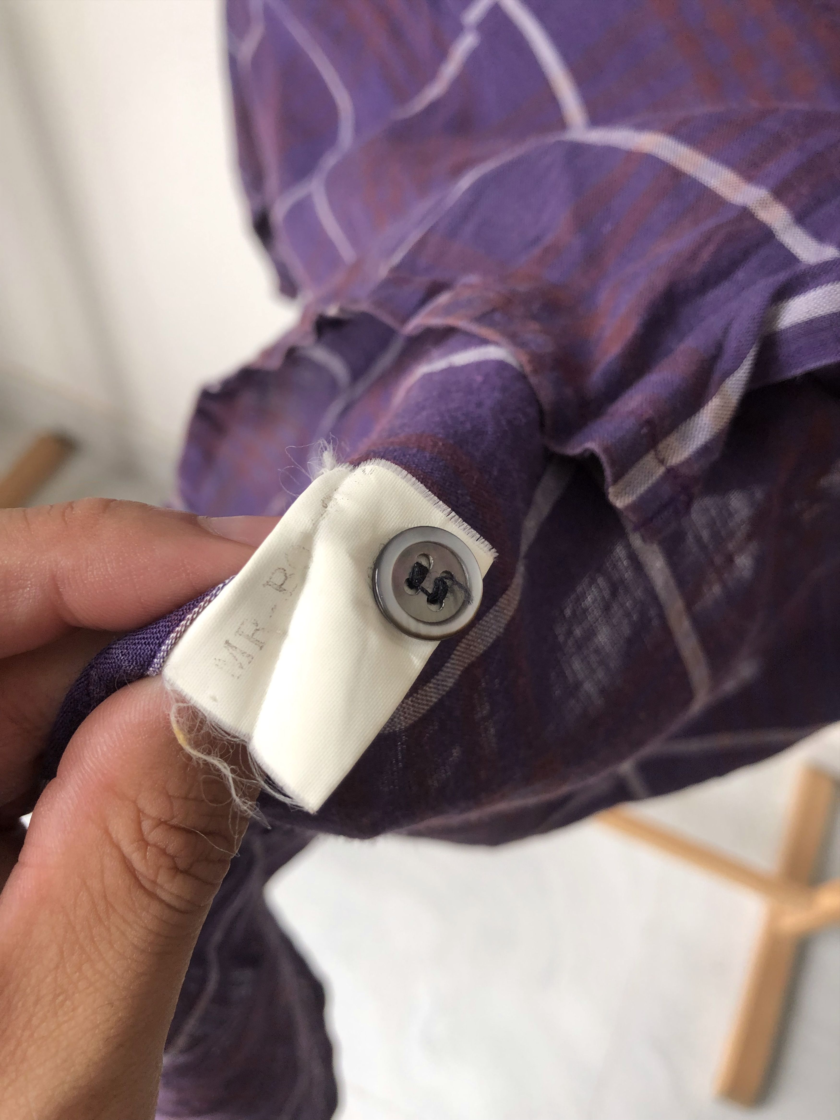 Y's for Men purple camp shirt Size US M / EU 48-50 / 2 - 4 Thumbnail
