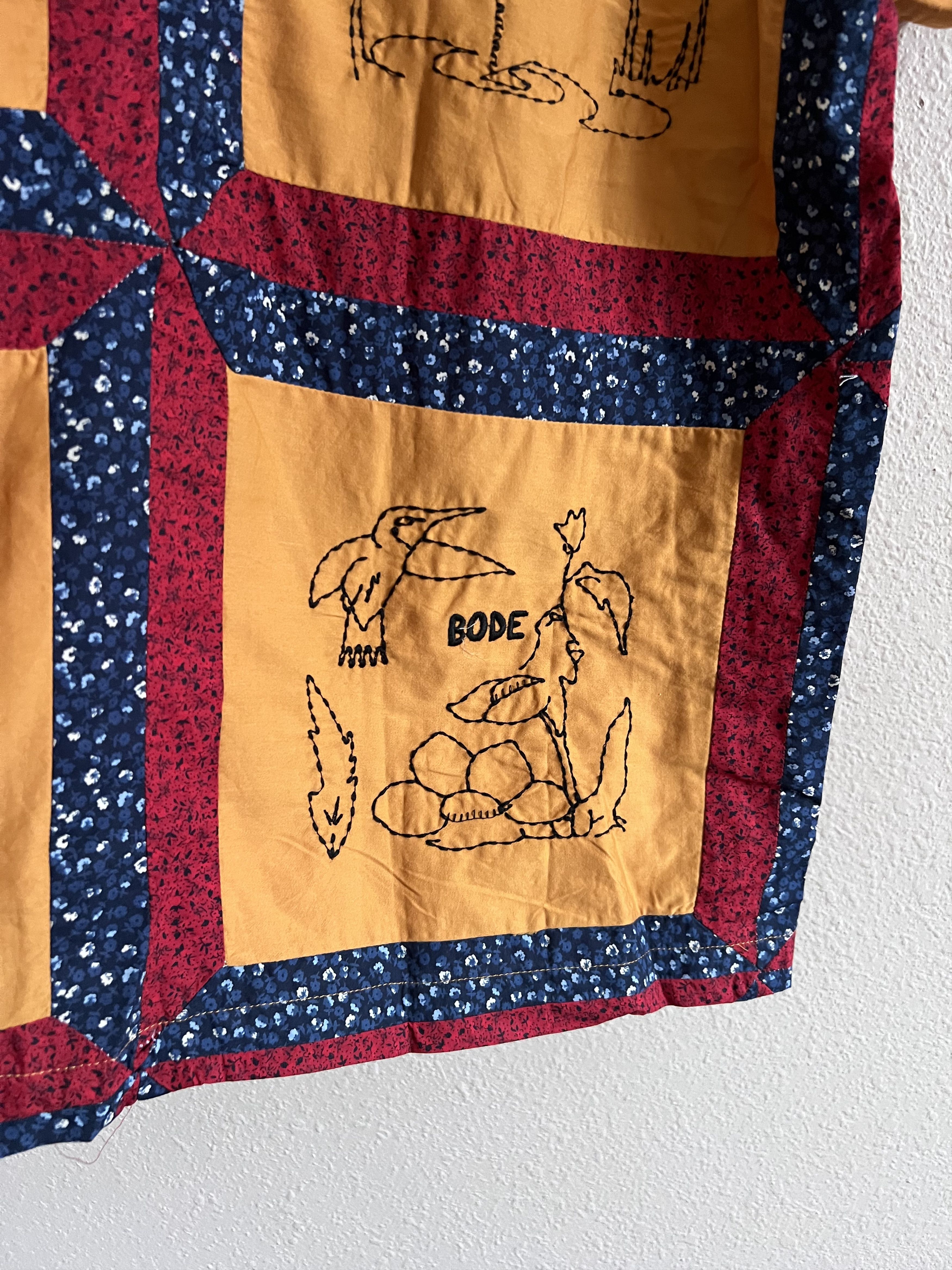 Bode Bode Birdsong Quilt SS Shirt Size US M / EU 48-50 / 2 - 7 Thumbnail