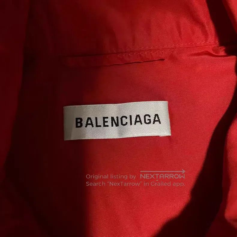 Balenciaga Balenciaga Red, White, and Blue Color Block Windbreaker Size XS / US 0-2 / IT 36-38 - 3 Thumbnail
