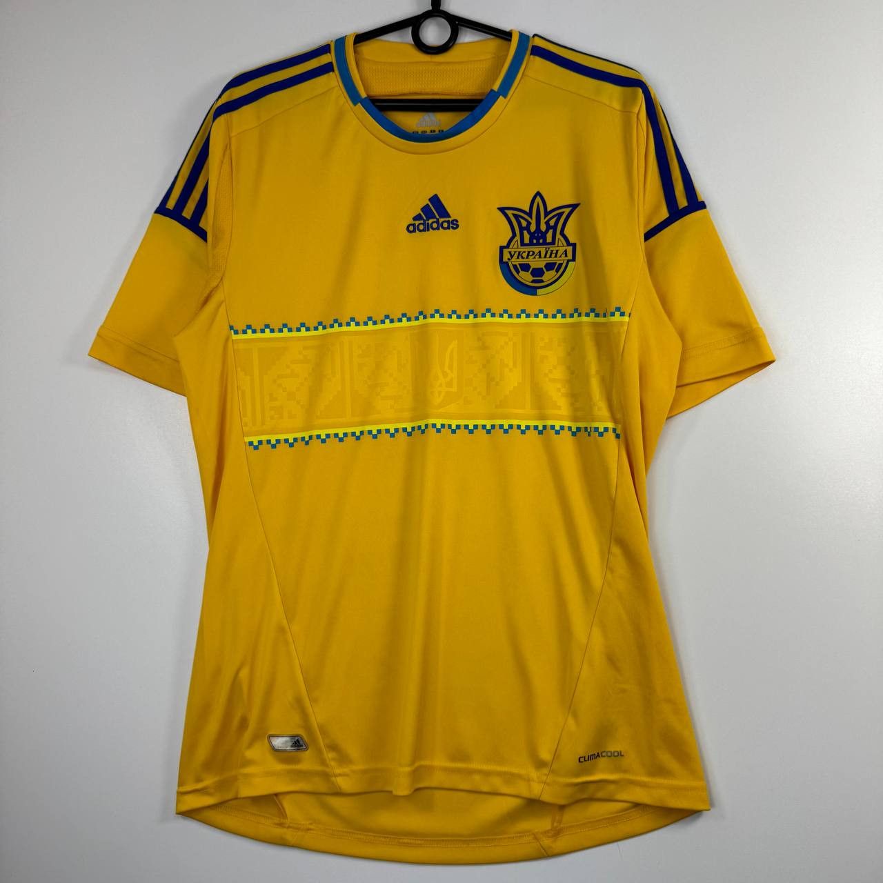 Adidas Adidas Ukraine Home Jersey ClimaCool X11627 Mens Size M Size US M / EU 48-50 / 2 - 1 Thumbnail