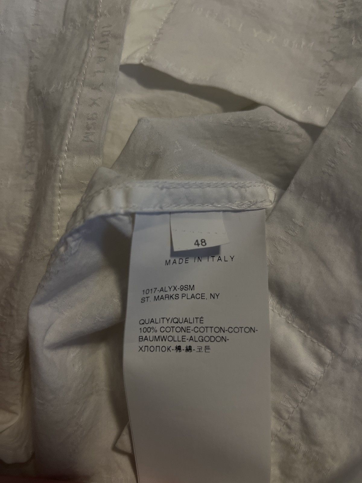 1017 ALYX 9SM Rare 1017 Alyx 95M Button up Size US M / EU 48-50 / 2 - 6 Thumbnail