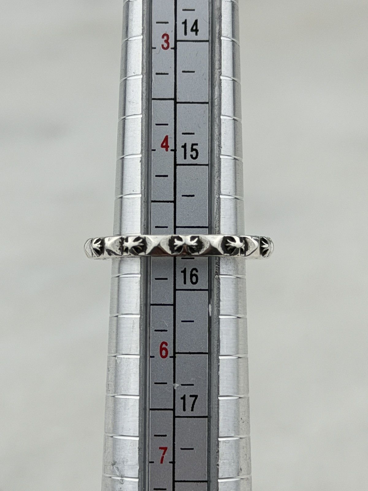 Chrome Hearts CHROME HEARTS TRUE FUCKING PUNK 3MM SPACER RING Size ONE SIZE - 10 Thumbnail