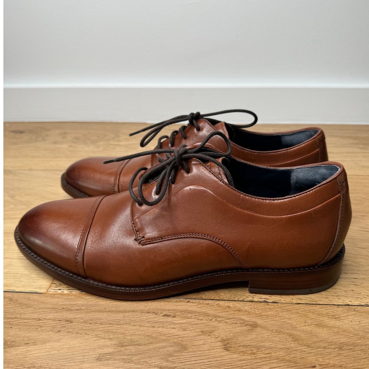 Cole Haan Men\'s Size 11 M  Classics Brown Cap Toe Oxford Style Dress Shoe C32796 Amazon.com | Cole Haan Mens Benton Ii Oxford Cap Toe Dress  main image 2