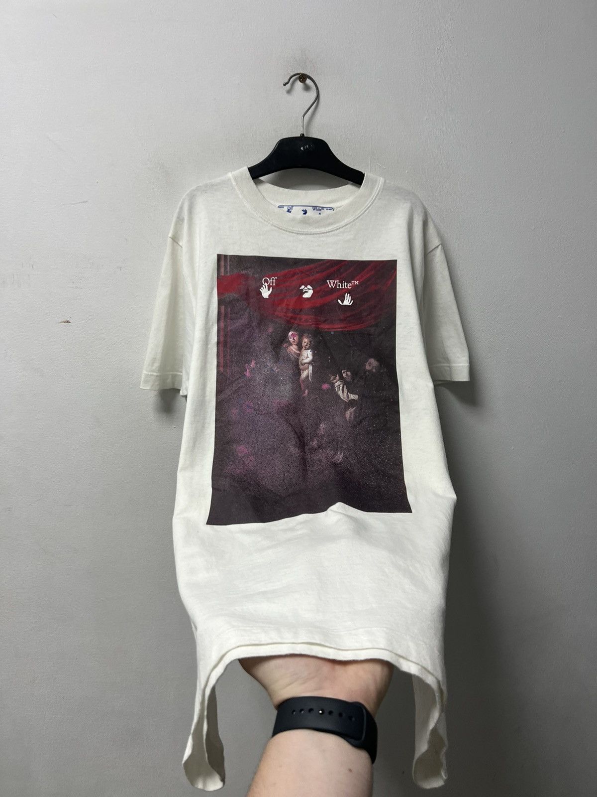 Off-White Off-White Caravaggio T-Shirt Big Logo Size S Luxury Size US S / EU 44-46 / 1 - 6 Thumbnail