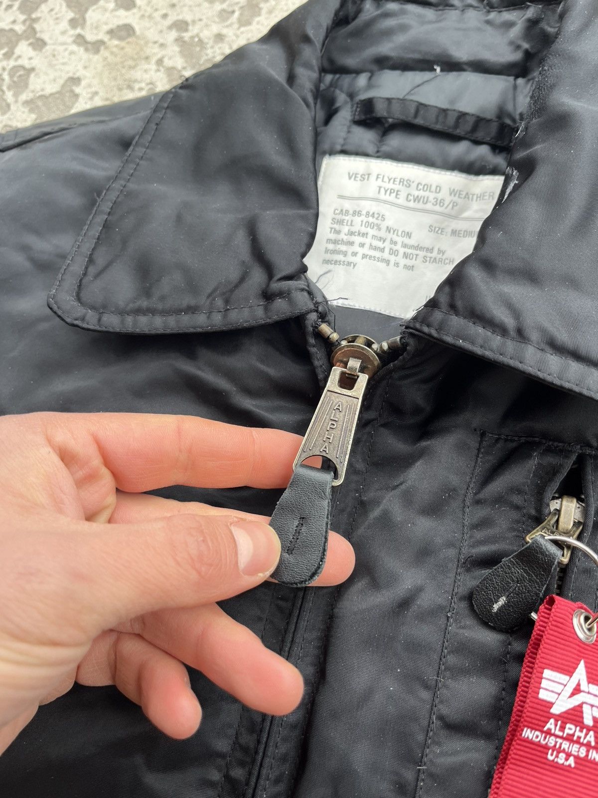 Alpha Industries × Japanese Brand Alpha Industries CWU-36/P Bomber Vest Flyers Cold Jacket Y2K Size US M / EU 48-50 / 2 - 2 Thumbnail