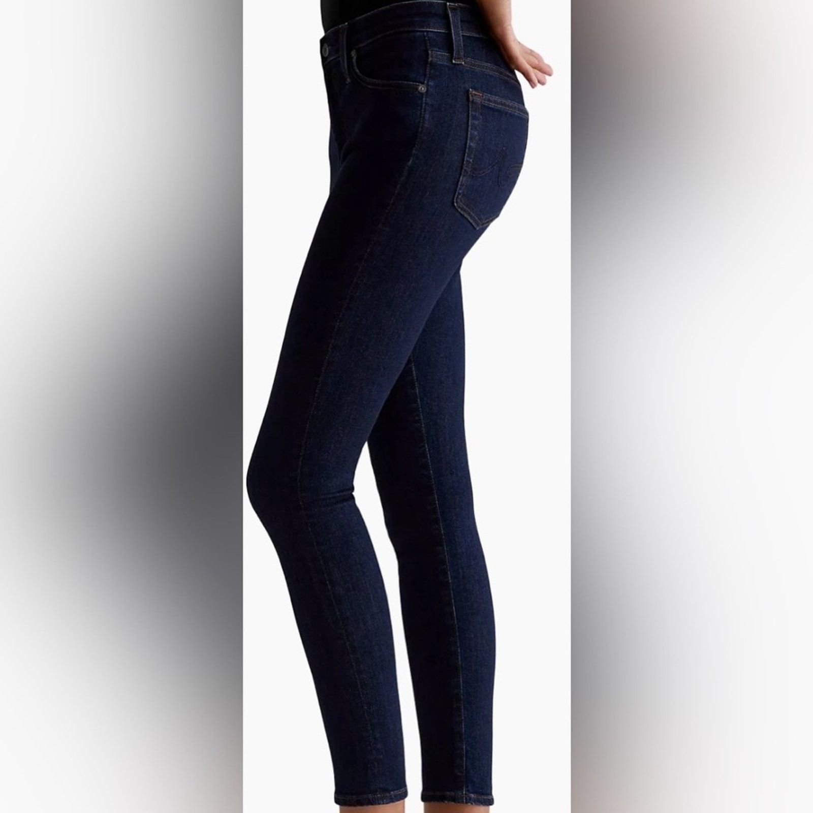 AG Adriano Goldschmied Adriano Goldschmidt Farrah Skinny hi-rise skinny jeans, 25R Size 36" / US 14 / IT 50 - 2 Thumbnail
